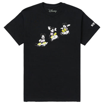 Disney Sudadera Mickey & Friends Mickey Floral Outline, Negro 