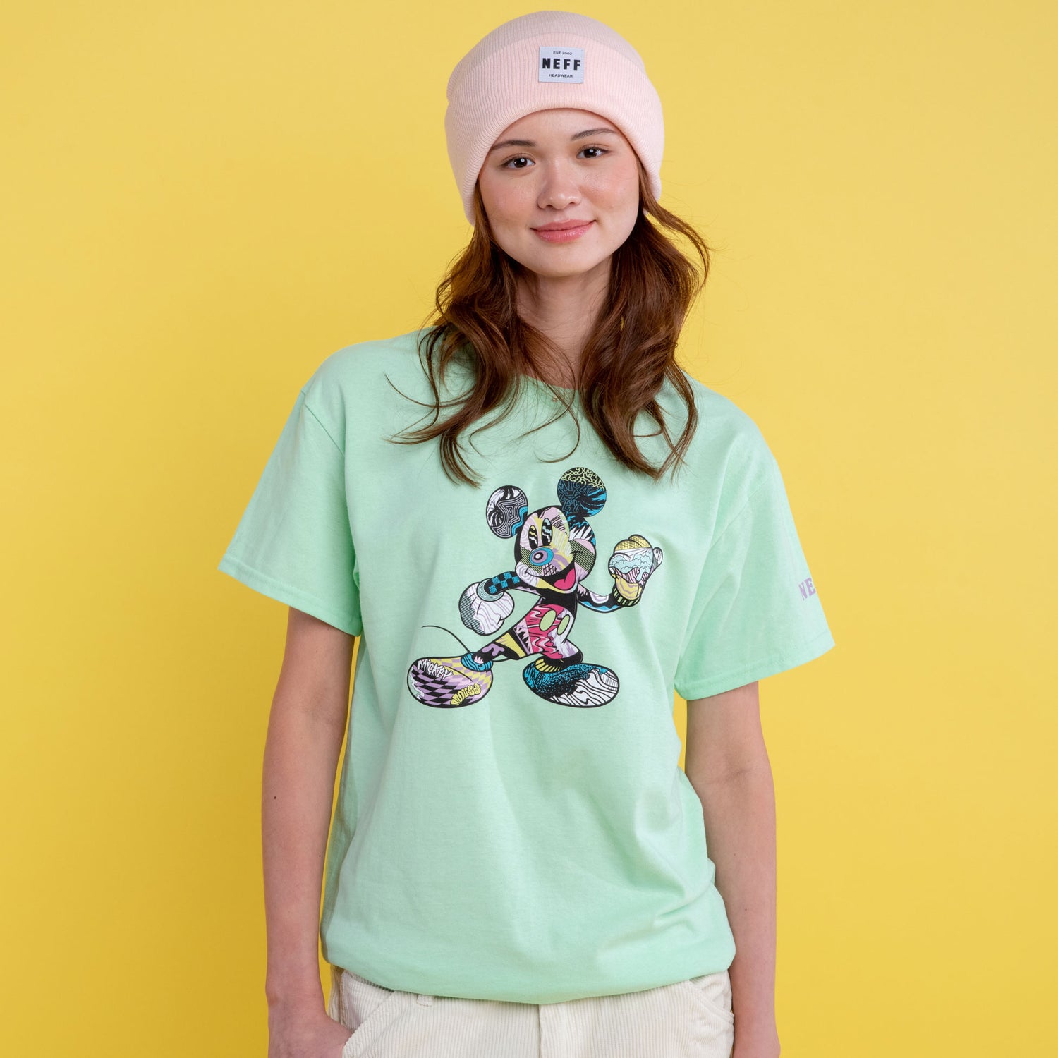 MICKEY MOUSE LIMITLESS TEE - MINT