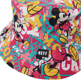 MICKEY MOUSE PRINT BUCKET HAT - PINK