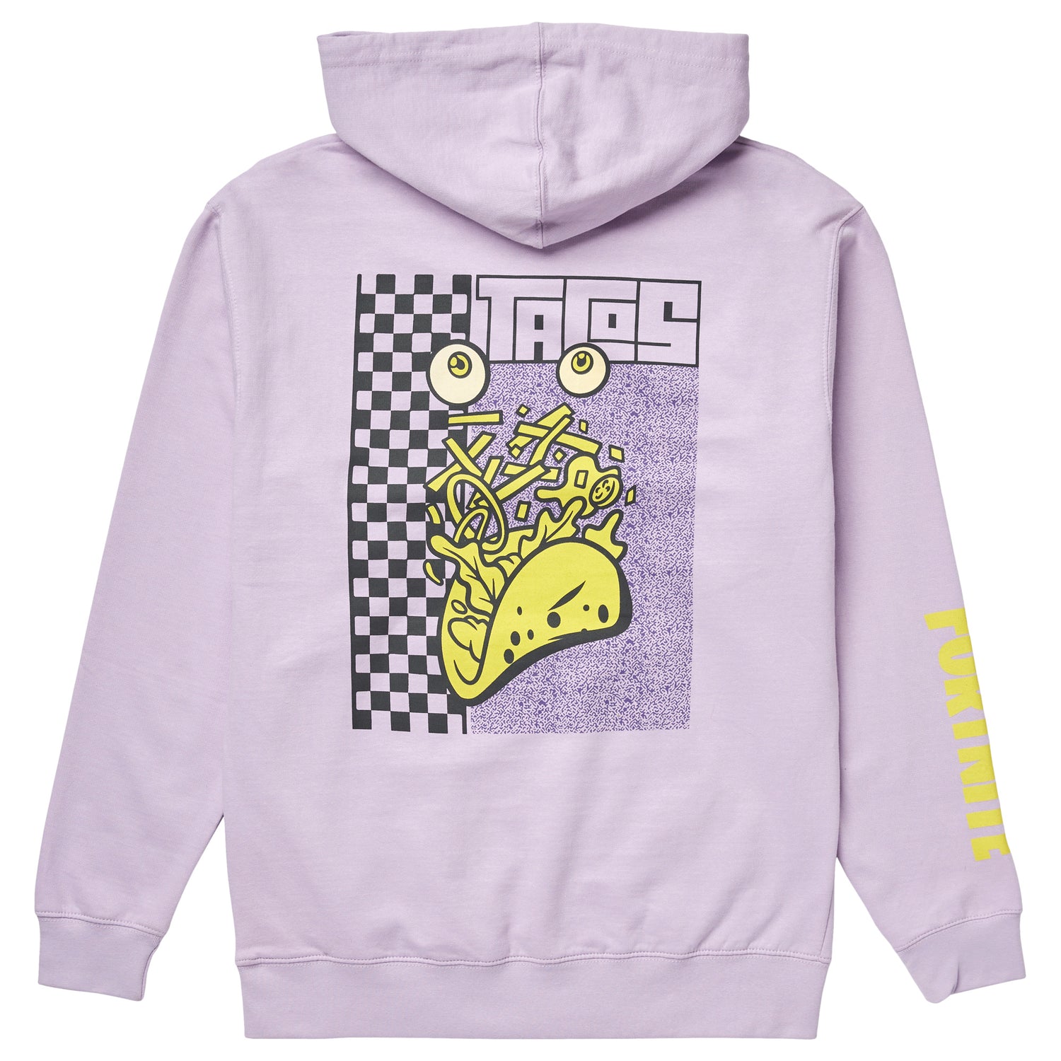 FORTNITE TACO TUESDAY PULLOVER HOODIE - LAVENDER