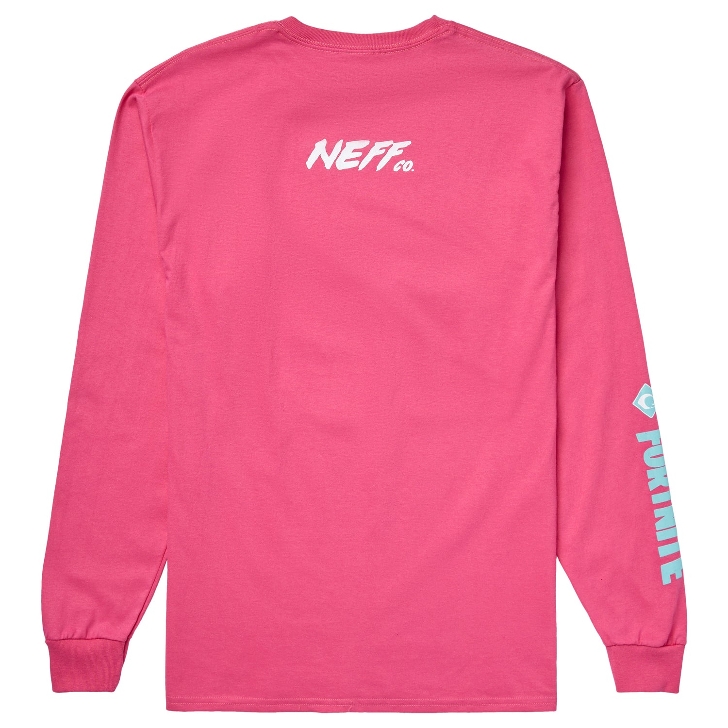 FORTNITE MEOW SURF LONG SLEEVE TEE - BRIGHT PINK