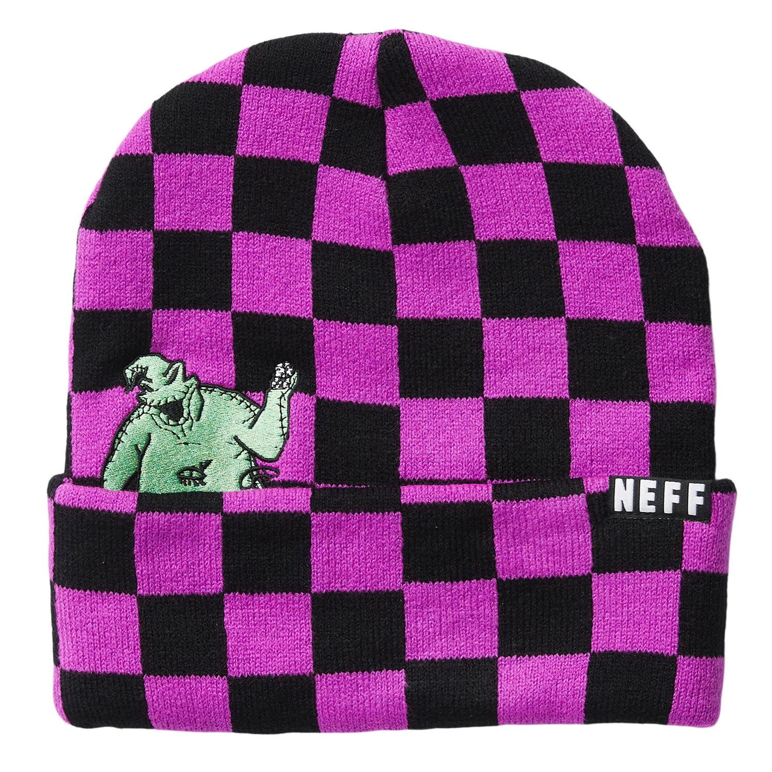 THE NIGHTMARE BEFORE CHRISTMAS OOGIE BOOGIE BEANIE - CHECKERED
