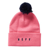 LAWRENCE ENDLESS POM BEANIE - PINK