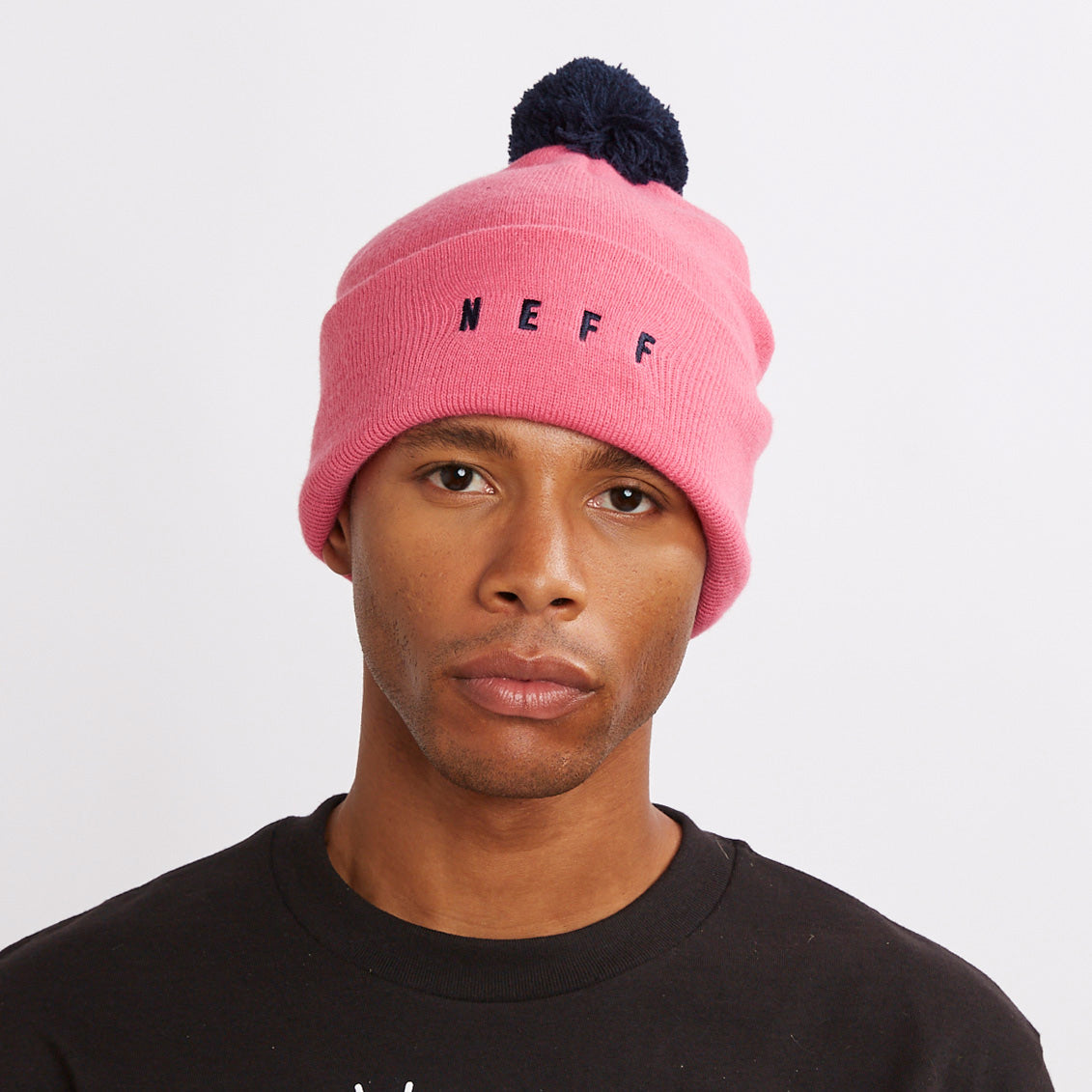 LAWRENCE ENDLESS POM BEANIE - PINK