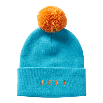 LAWRENCE ENDLESS POM BEANIE - TEAL