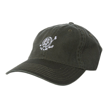 PEACE GONE BYE DAD CAP - DARK GREEN