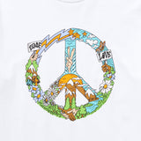 PEACE AND LOVE TEE - WHITE