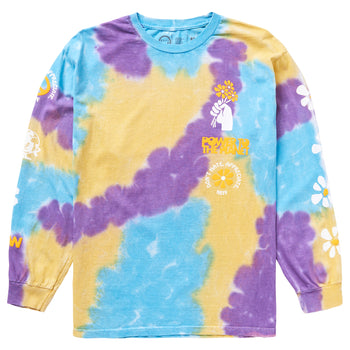 DON'T HATE APPRECIATE LONG SLEEVE TEE - TIE DYE