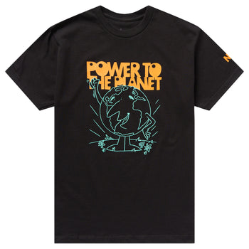 POWER TO THE PEOPLE TEE - BLACK