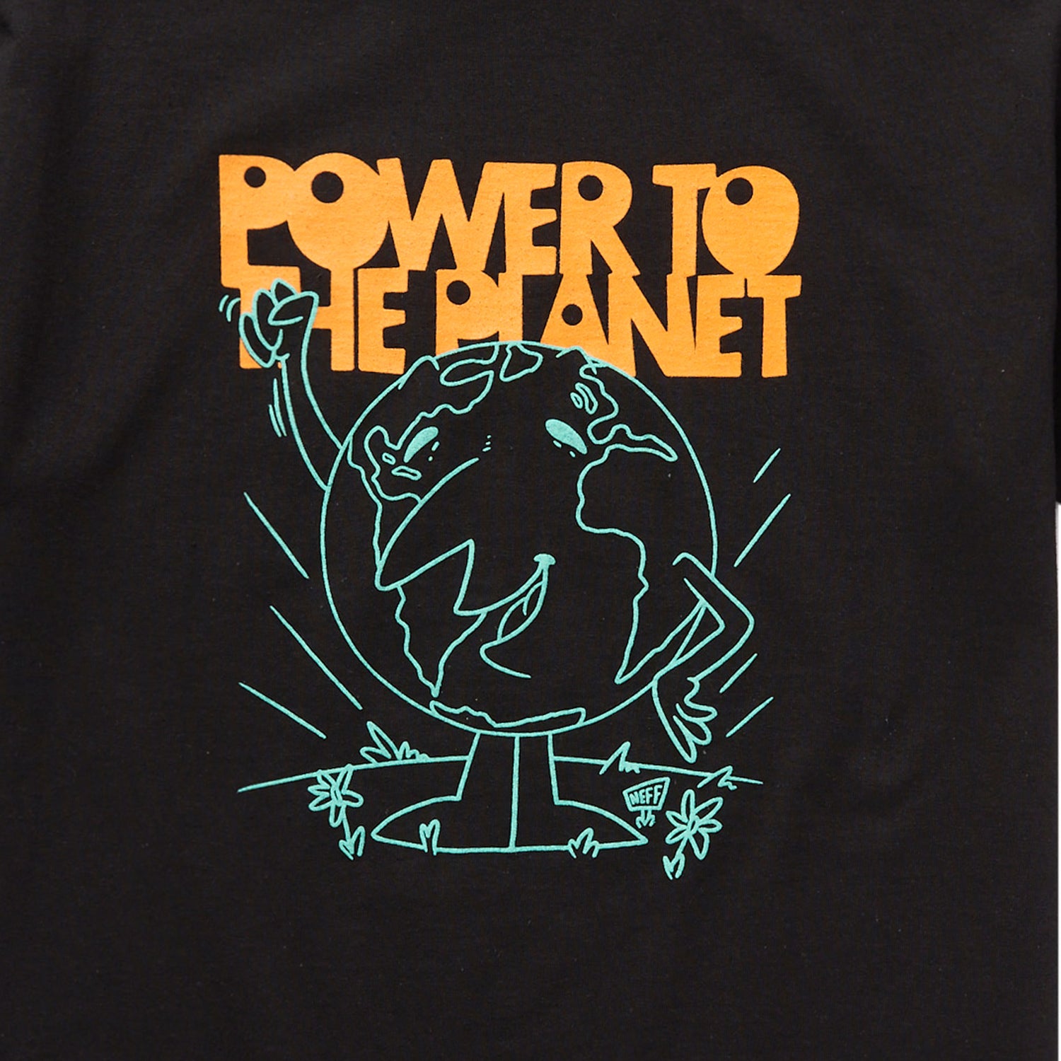 POWER TO THE PEOPLE TEE - BLACK