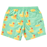DUCKY 17" HOT TUB VOLLEY SHORTS - GREEN