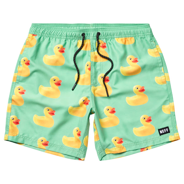 Neff pink clearance rubber ducky shorts