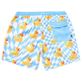 DUCKY TILE 17" HOT TUB VOLLEY SHORTS - BLUE