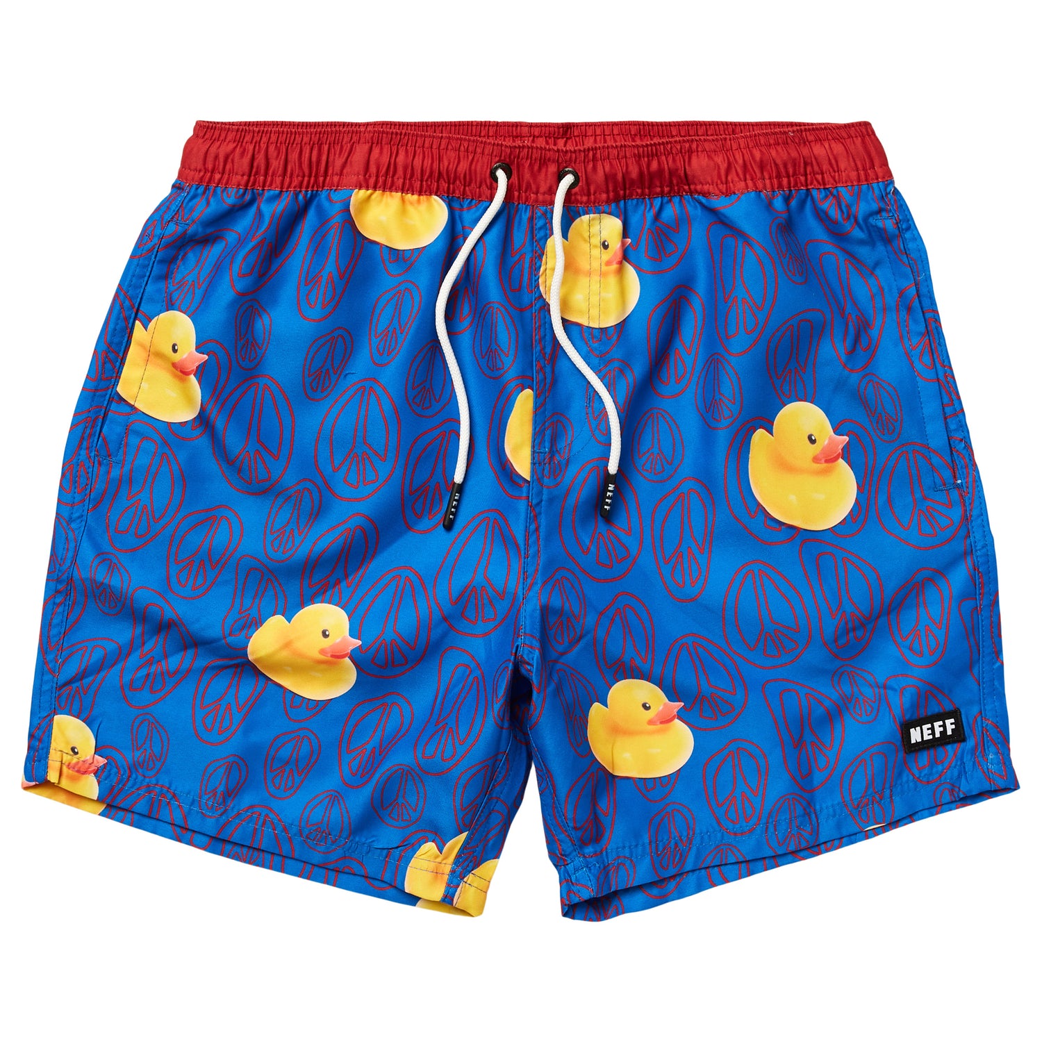 TWISTED PEACE DUCKY 15" HOT TUB VOLLEY SHORTS - BLUE