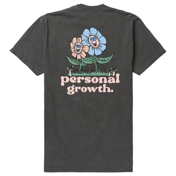 PERSONAL GROWTH TEE - BLACK PIGMENT