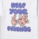 HELP YOUR FRIENDS TEE - WHITE