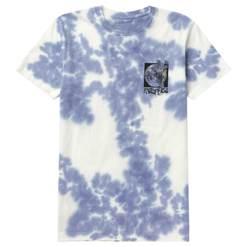 SUPPORT LIFE TEE - BLUE TIE DYE