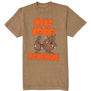 HELP YOUR FRIENDS TEE - SAND PIGMENT