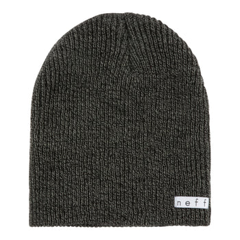 DAILY HEATHER BEANIE - BLACK GREY